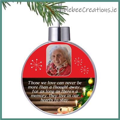 In Memory Christmas Bauble